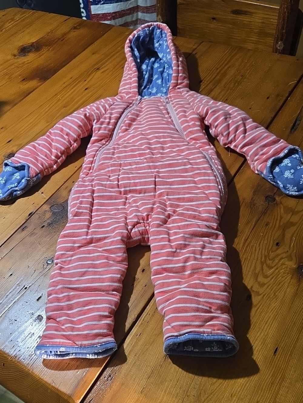 Baby Boden Hooded One-Piece Snowsuit 18/24 Months